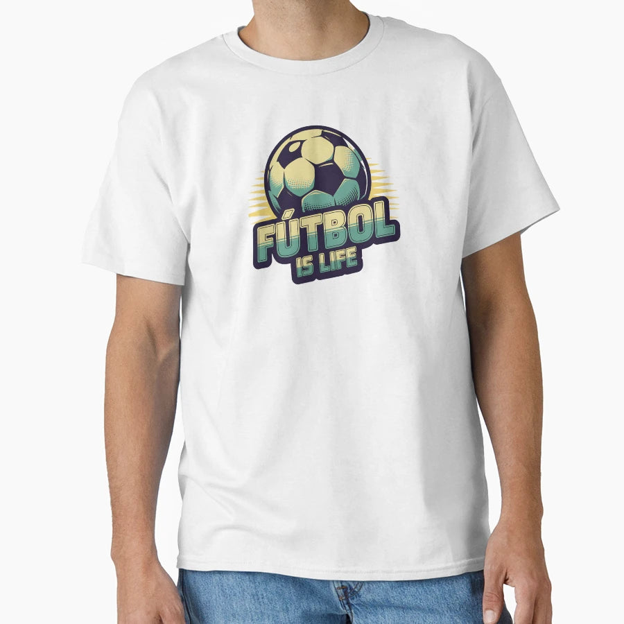 F Tbol Is Life Soccer Ball Sports T-Shirt - Graphic Print for Adults - T-Shirt, Sweatshirt, Hoodie
