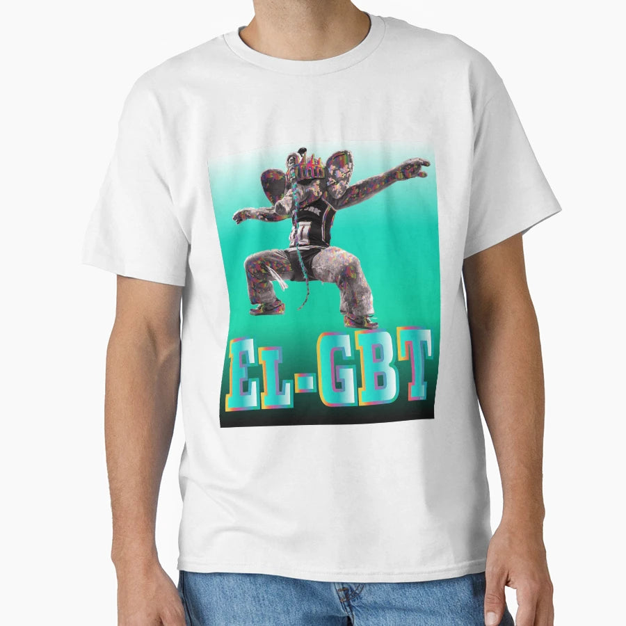 El Gbt Ellie Elephant Pride T-Shirt - Trendy Graphic for Adults - T-Shirt, Sweatshirt, Hoodie