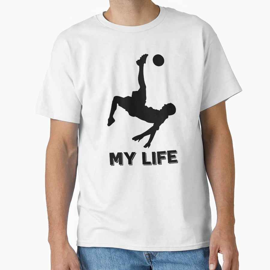 Soccer Is My Life T-Shirt - Minimalist Print for Adults - T-Shirt, Sweatshirt, Hoodie