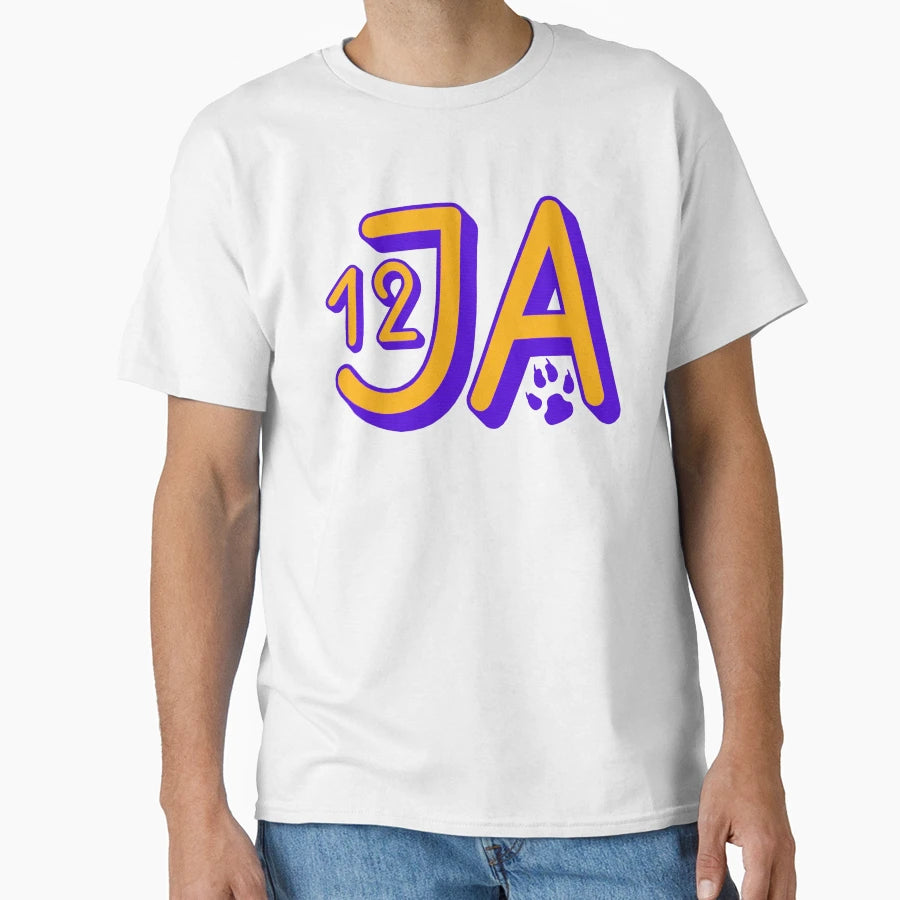 Ja 12 Basketball T-Shirt - Fun Novelty Design Unisex - T-Shirt, Sweatshirt, Hoodie