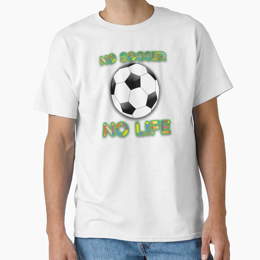 No Soccer Life For Players by No-Leg-Bones - Adult & Kids T-Shirts, Sweatshirts & Hoodies apparel design preview 1