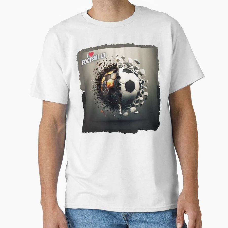 I Love Football Sports Lovers Sport Is T-Shirt - Aesthetic Graphic Unisex - T-Shirt, Sweatshirt, Hoodie