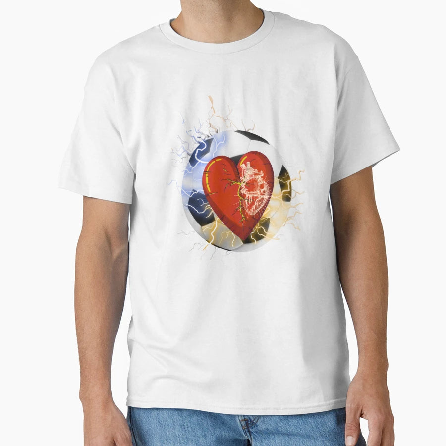 Heart Champion Soccer T-Shirt - Custom Art Print for Adults - T-Shirt, Sweatshirt, Hoodie