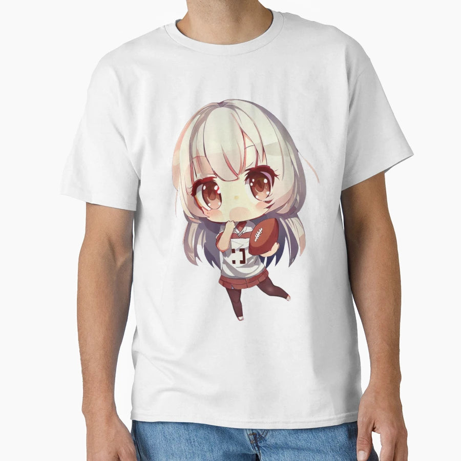 Chibi Football Anime T-Shirt - Minimalist Print Unisex - T-Shirt, Sweatshirt, Hoodie