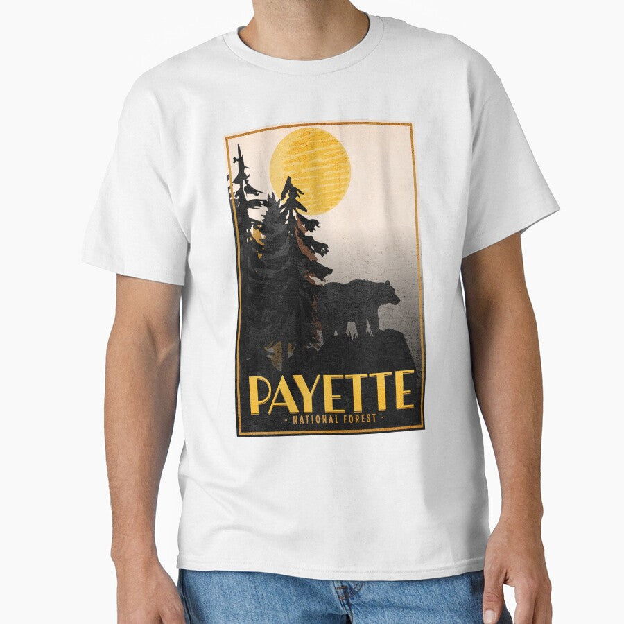 Payette National Forest Idaho by Rich Summers Art - Adult & Kids T-Shirts, Sweatshirts & Hoodies apparel design preview 1