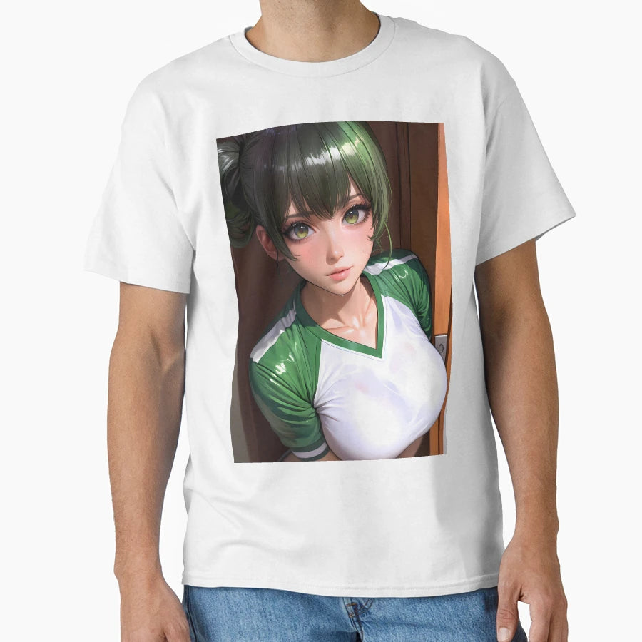 Anchovy Und Panzer Anime Shower Wet T-Shirt - Custom Art Print for Adults - T-Shirt, Sweatshirt, Hoodie