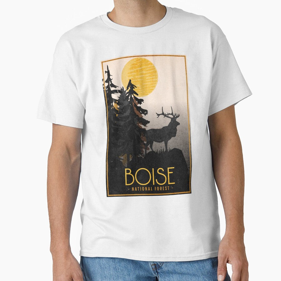 Boise National Forest by Rich Summers Art - Adult & Kids T-Shirts, Sweatshirts & Hoodies apparel design preview 1