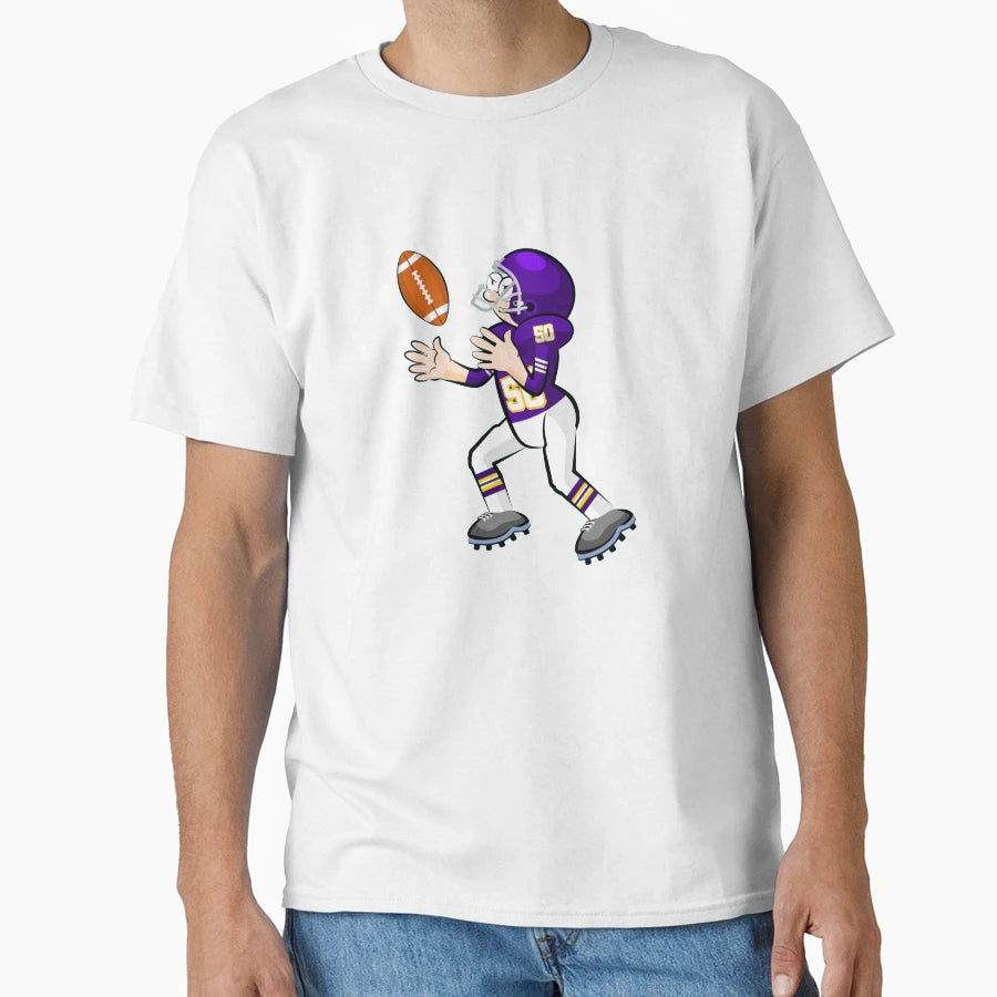 American Football Cartoon 29 41 T-Shirt - Graphic Print Unisex - T-Shirt, Sweatshirt, Hoodie