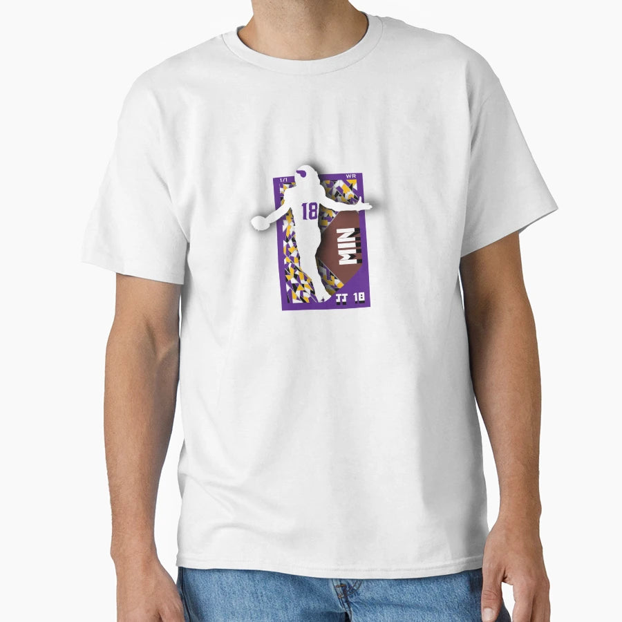Jjettas Sports Card T-Shirt - Trendy Graphic for Adults - T-Shirt, Sweatshirt, Hoodie