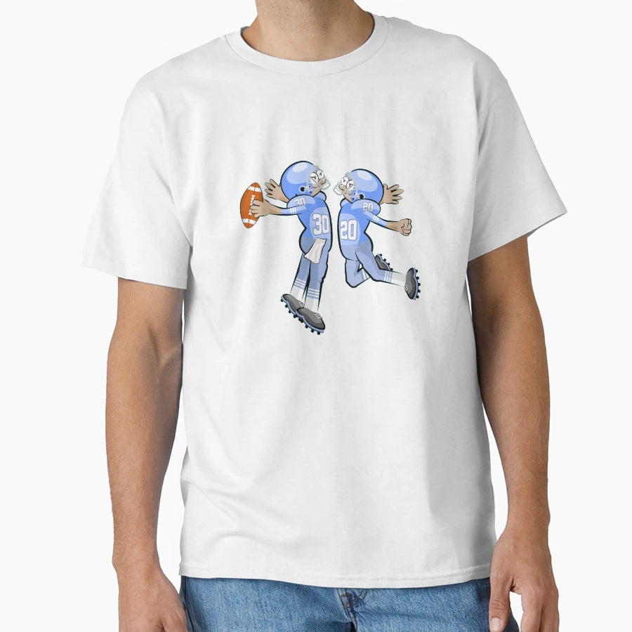 American Football Cartoon 32 41 T-Shirt - Casual Everyday Wear Men Women - T-Shirt, Sweatshirt, Hoodie