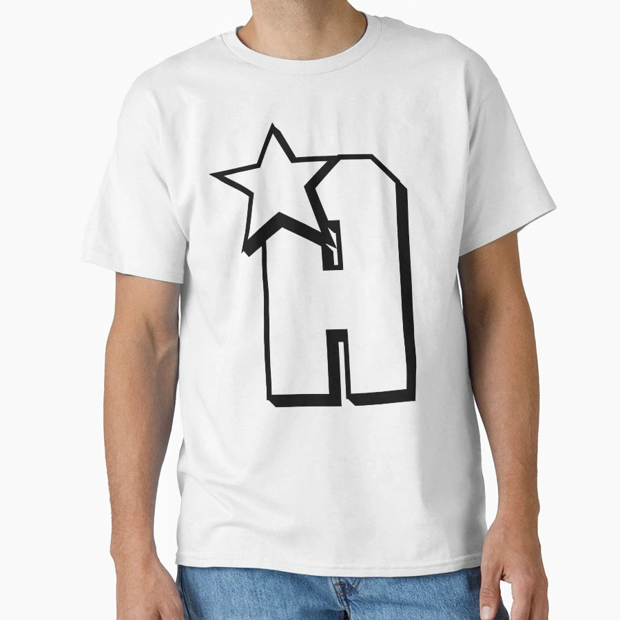 Letter T-Shirt - Casual Everyday Wear for Adults - T-Shirt, Sweatshirt, Hoodie