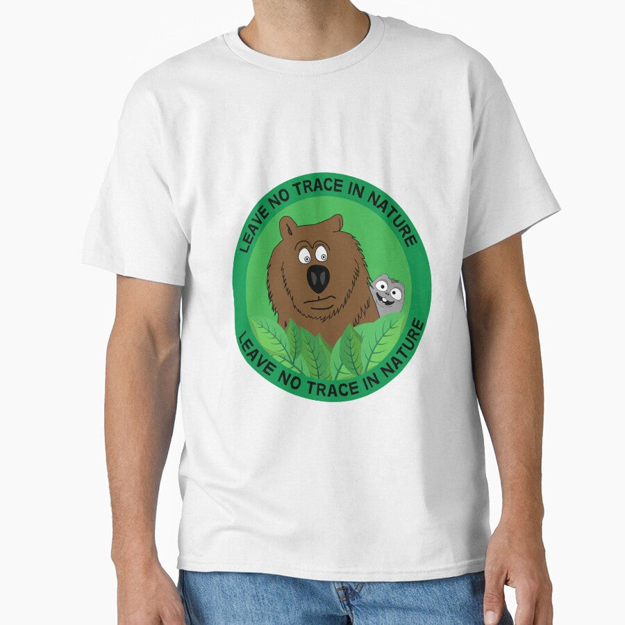 Leave No Trace Respect Cute Love Nature Protect - Adult & Kids T-Shirts, Sweatshirts & Hoodies apparel design preview 1