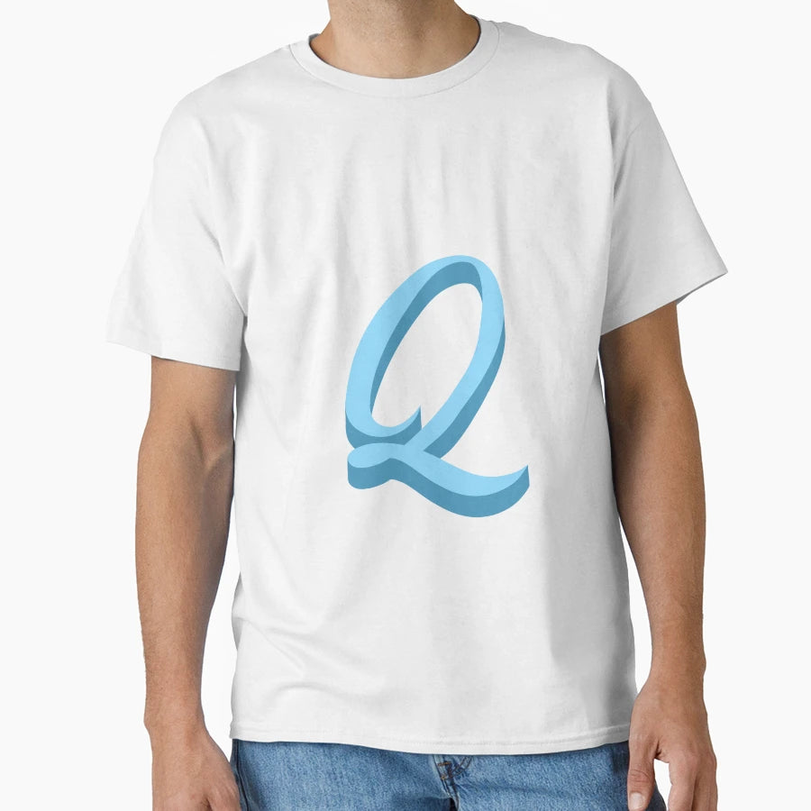 Letter Q T-Shirt - Novelty Apparel Unisex - T-Shirt, Sweatshirt, Hoodie