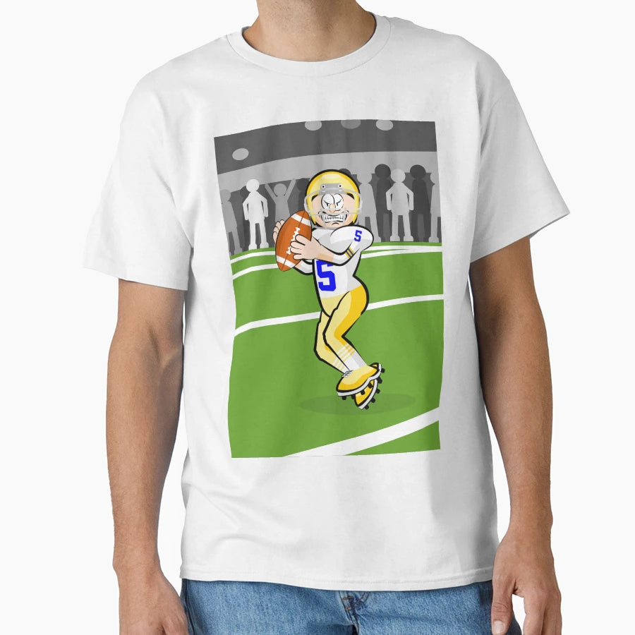 American Football Player Ball Hand T-Shirt - Minimalist Print for Adults - T-Shirt, Sweatshirt, Hoodie