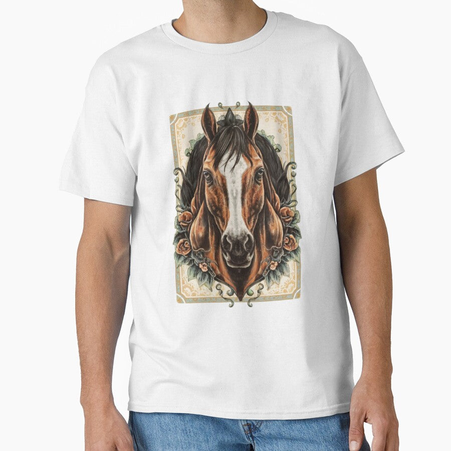 Horse by Art-Design-EM - Adult & Kids T-Shirts, Sweatshirts & Hoodies apparel design preview 1