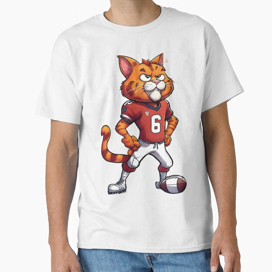 Proud Garf in a soccer player outfit, fan art - Adult & Kids T-Shirts, Sweatshirts & Hoodies apparel design preview 1