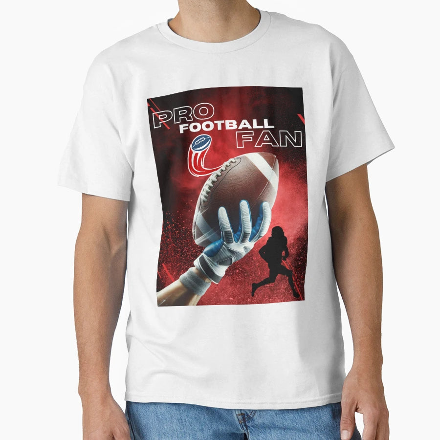American Football Pro Football Fan T-Shirt - Minimalist Print Unisex - T-Shirt, Sweatshirt, Hoodie