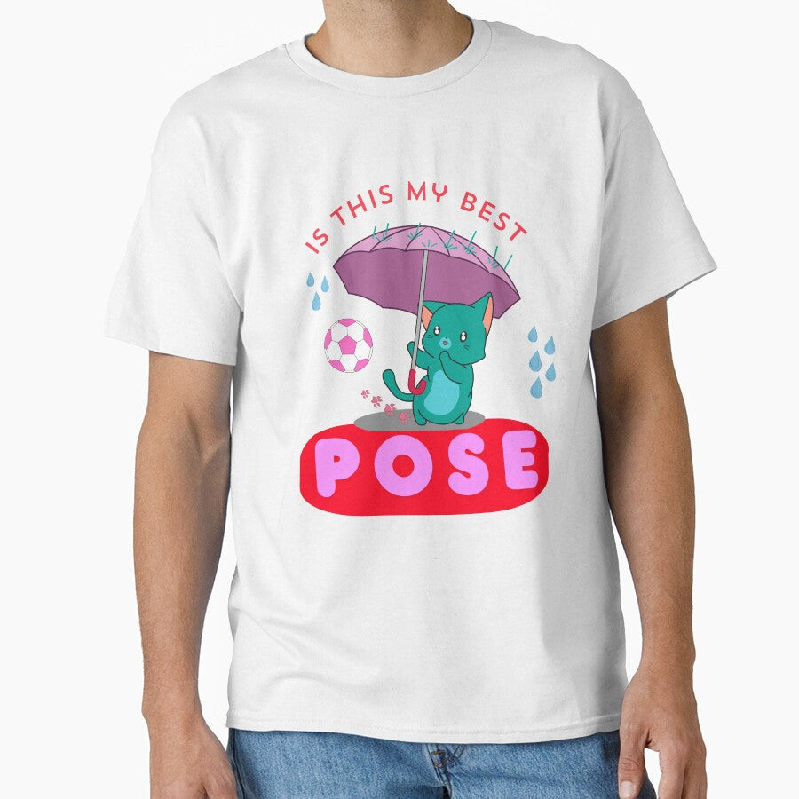 Is This My Best Pose Cat by CREEPY CRAZE - Adult & Kids T-Shirts, Sweatshirts & Hoodies apparel design preview 1