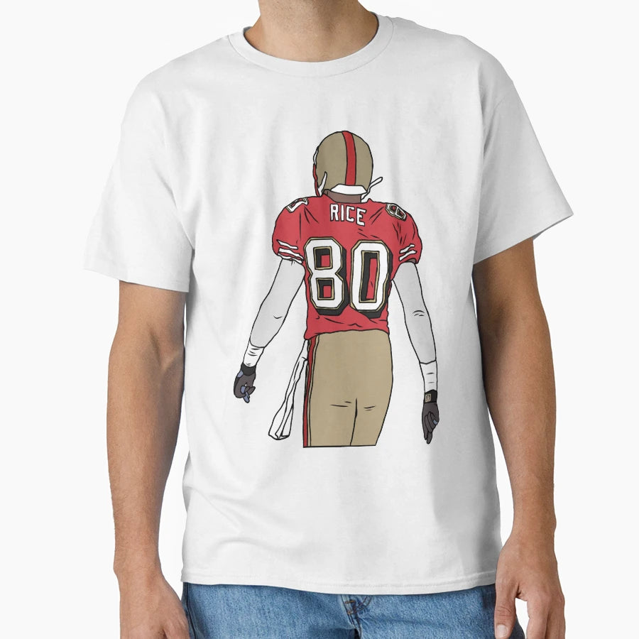 Jerry Rice Back To T-Shirt - Graphic Print Unisex - T-Shirt, Sweatshirt, Hoodie