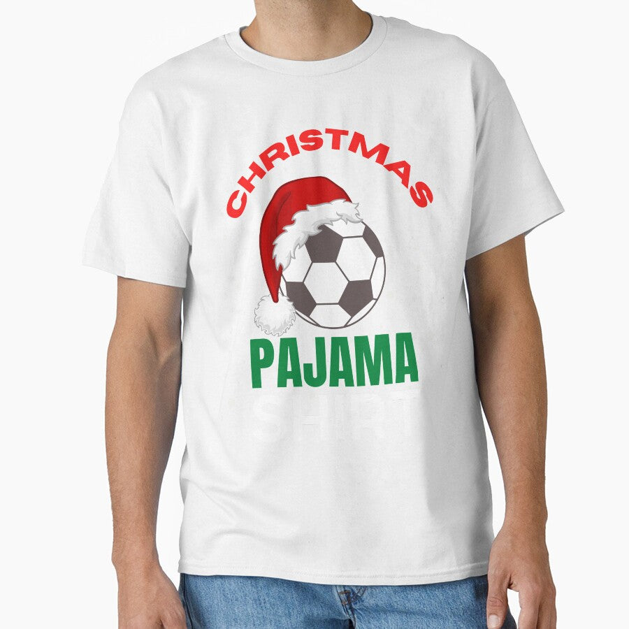 Funny christmas pajama ,soccer by erozzz - Adult & Kids T-Shirts, Sweatshirts & Hoodies apparel design preview 1