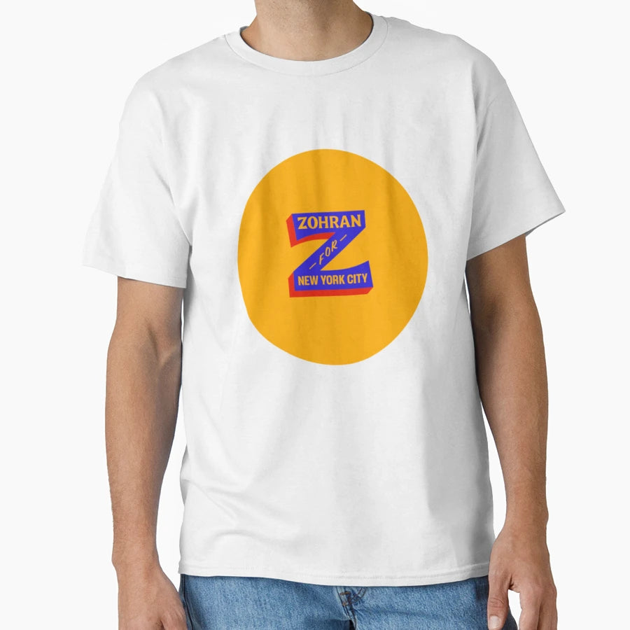 Zohran New York City T-Shirt - Fun Novelty Design Unisex - T-Shirt, Sweatshirt, Hoodie