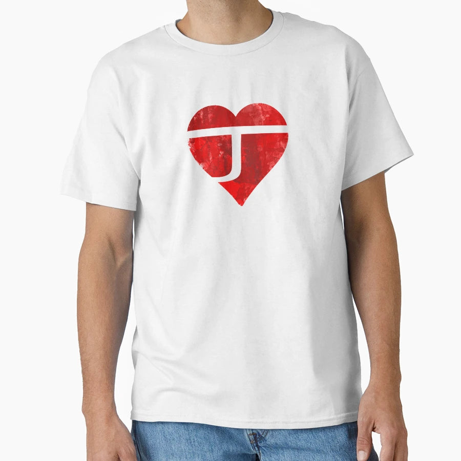 J Heart T-Shirt - Graphic Print for Adults - T-Shirt, Sweatshirt, Hoodie
