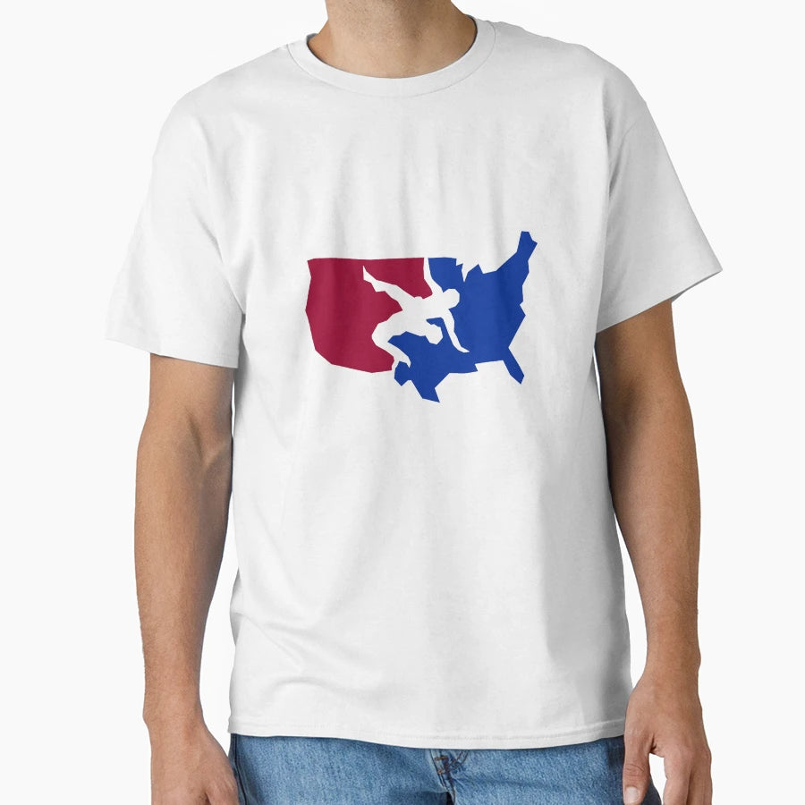 All American Wrestling T-Shirt - Fun Novelty Design Unisex - T-Shirt, Sweatshirt, Hoodie