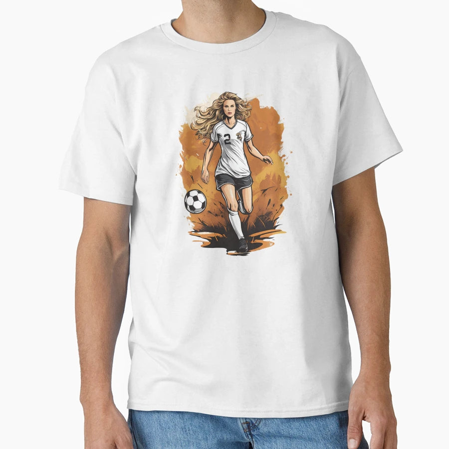 Football Player T-Shirt - Aesthetic Graphic Unisex - T-Shirt, Sweatshirt, Hoodie