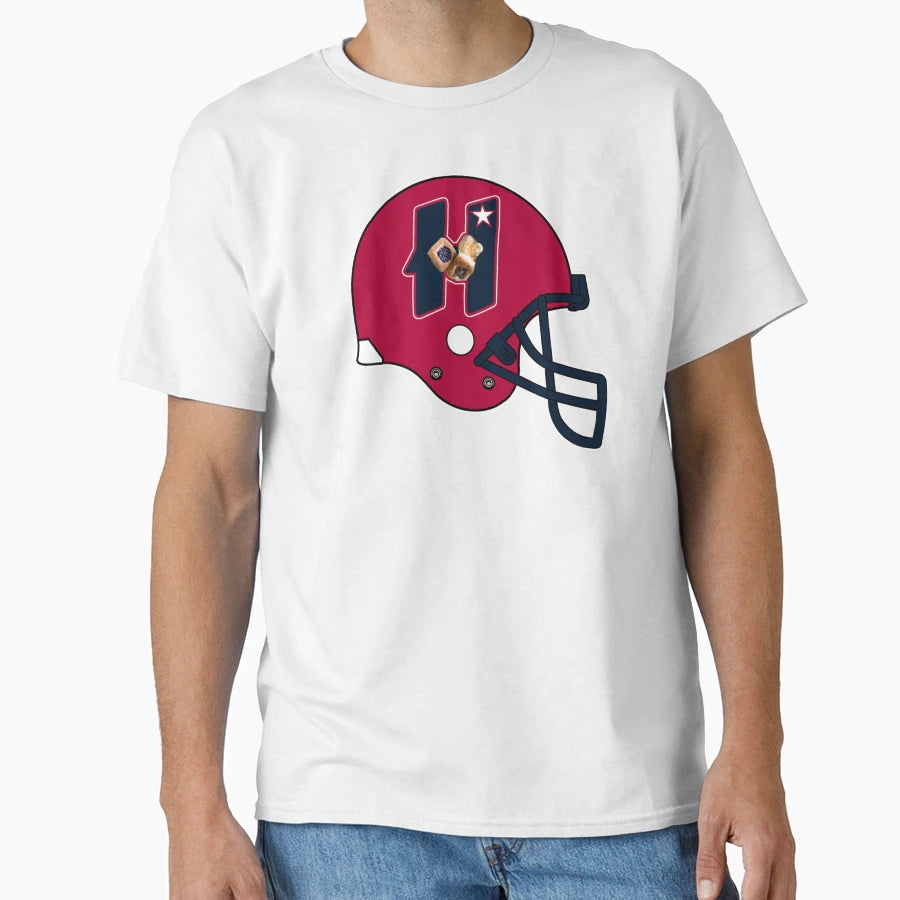 Houston Kolaches Red Helmet T-Shirt - Unique Graphic Unisex - T-Shirt, Sweatshirt, Hoodie