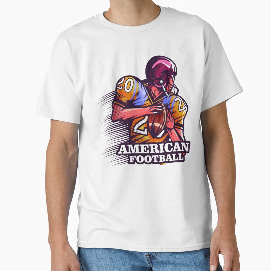 American Football Funny Rugby T-Shirt - Minimalist Print Unisex - T-Shirt, Sweatshirt, Hoodie