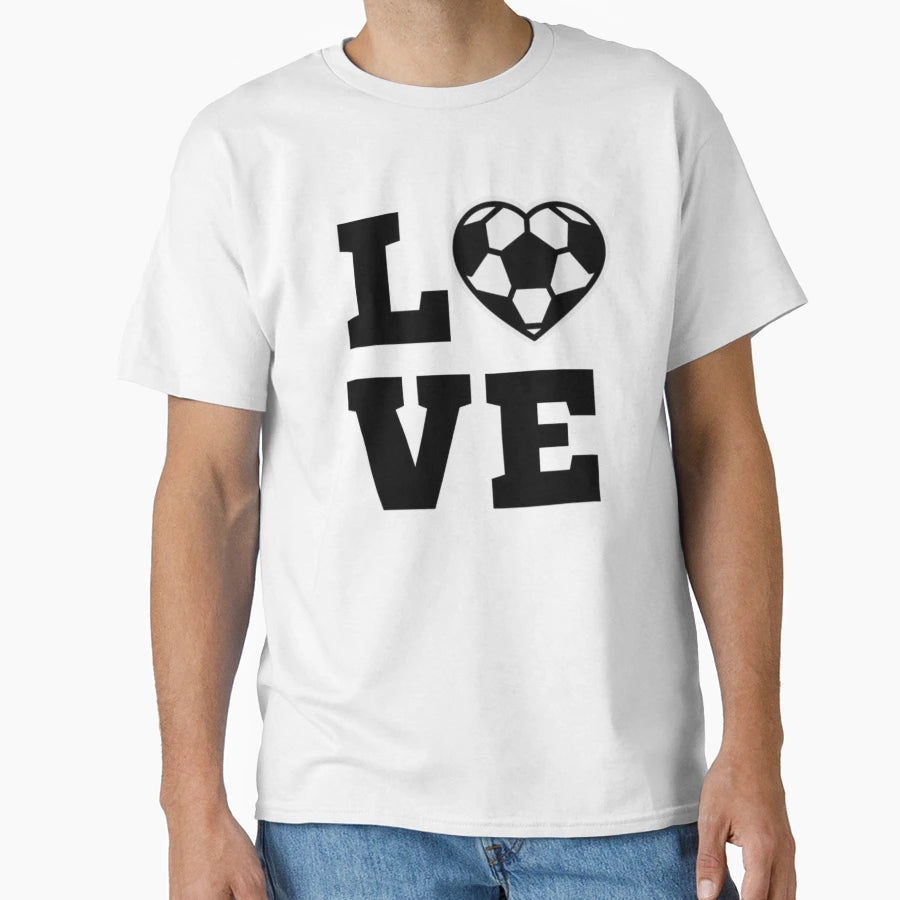 Football Soccer Love Theme Gift Gamer T-Shirt - Unique Graphic Men Women - T-Shirt, Sweatshirt, Hoodie
