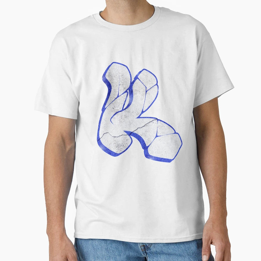 K Graffiti Letter T-Shirt - Novelty Apparel for Adults - T-Shirt, Sweatshirt, Hoodie