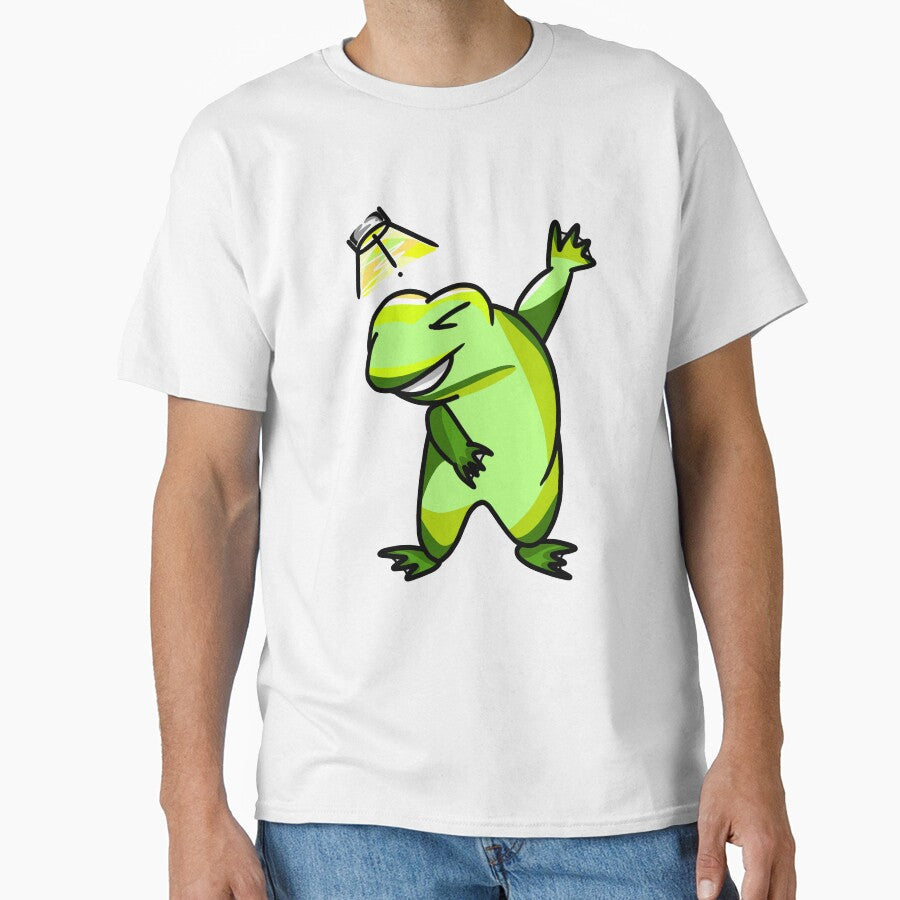 Groovy Frog Under the Spotlight by lunoxinfinity - Adult & Kids T-Shirts, Sweatshirts & Hoodies apparel design preview 1