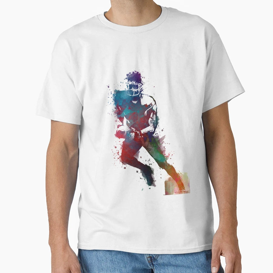 American Football Player 1 Sport Football T-Shirt - Graphic Print Men Women - T-Shirt, Sweatshirt, Hoodie