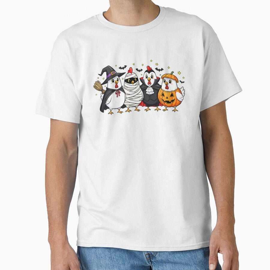 Halloween Spooky Chicken by tanondesign - Adult & Kids T-Shirts, Sweatshirts & Hoodies apparel design preview 1