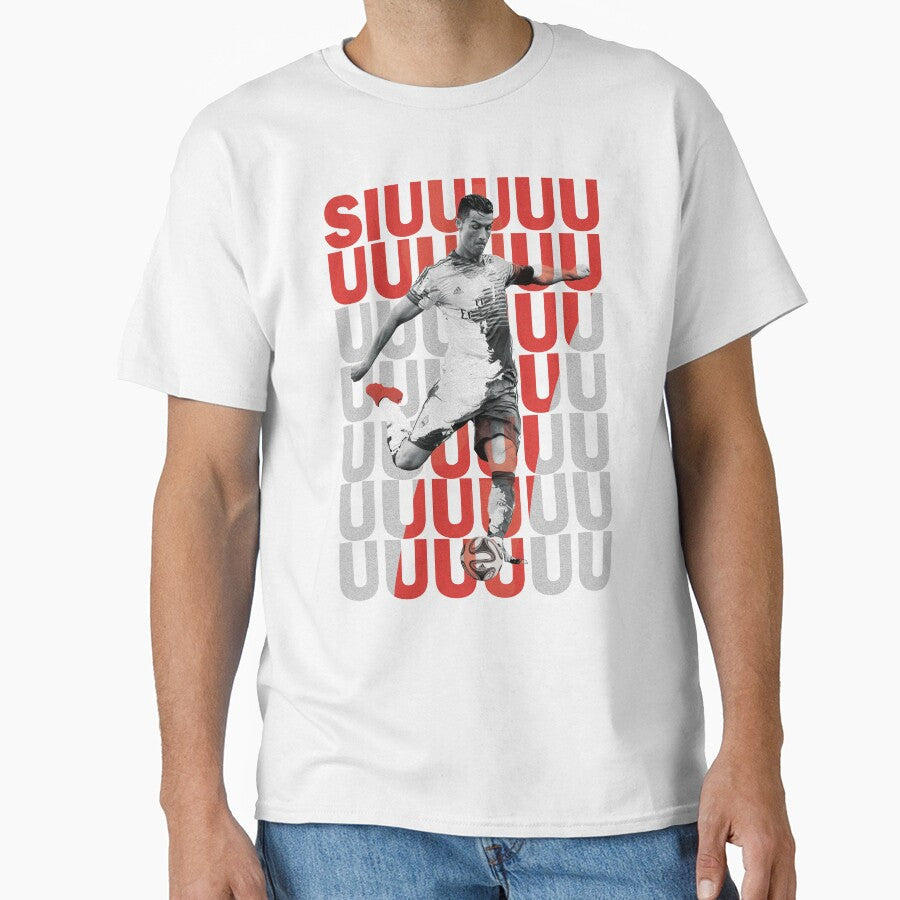 Siuuuuuu Cristiano Ronaldo by Life Stuff - Adult & Kids T-Shirts, Sweatshirts & Hoodies apparel design preview 1