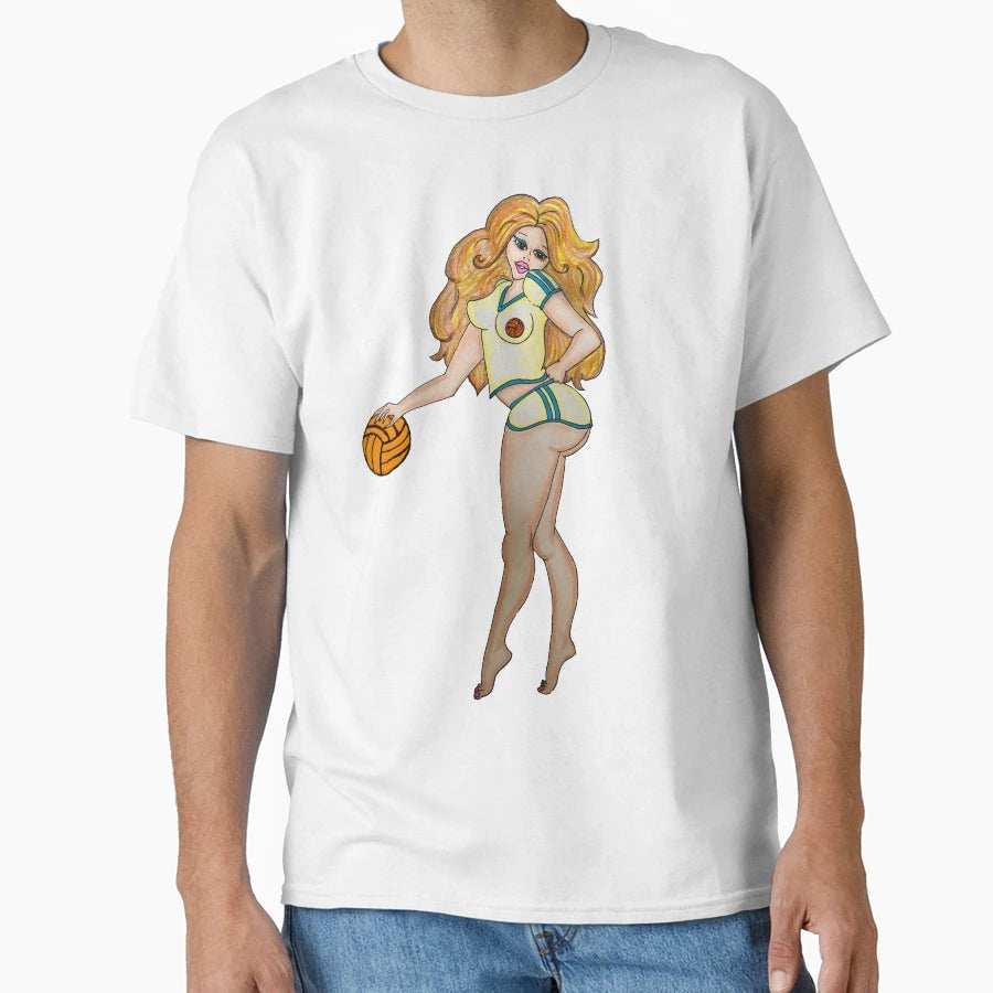 Basket Ball Babe T-Shirt - Minimalist Print Unisex - T-Shirt, Sweatshirt, Hoodie