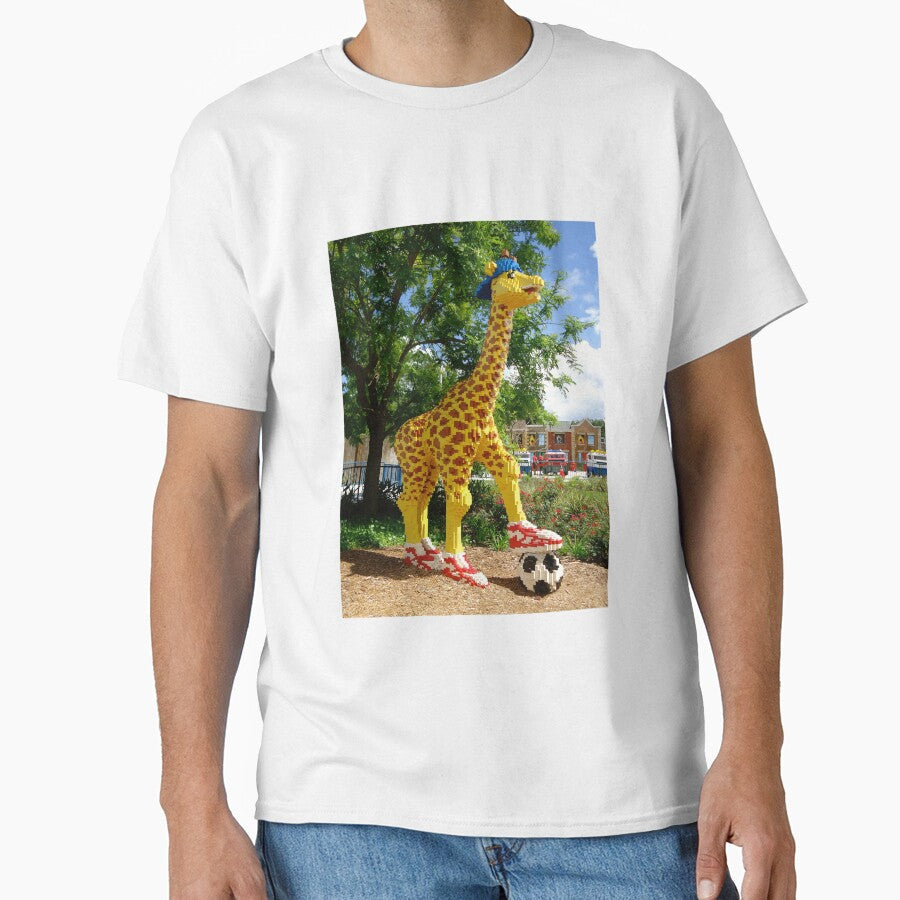 Athletic Giraffe by Cristy Hernandez - Adult & Kids T-Shirts, Sweatshirts & Hoodies apparel design preview 1