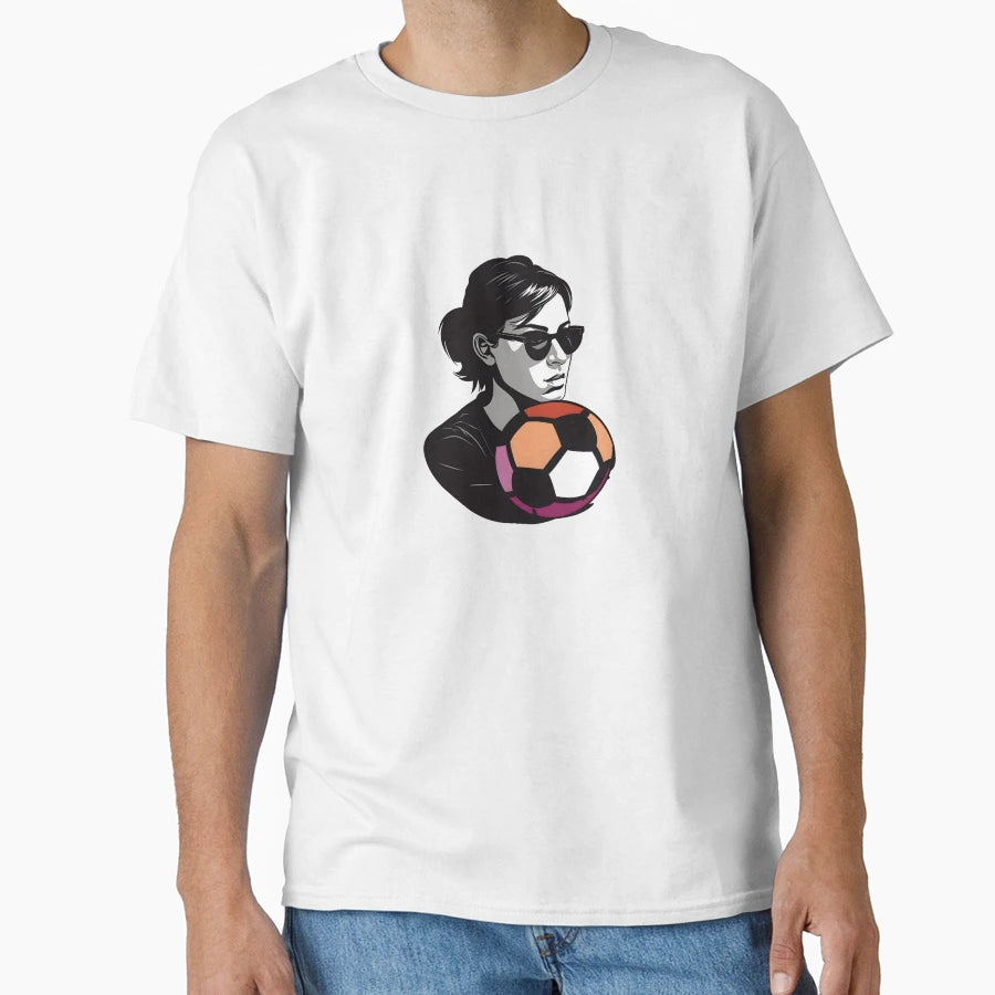 Soccer Lesbian Lgbtqia Pride T-Shirt - Aesthetic Graphic Men Women - T-Shirt, Sweatshirt, Hoodie