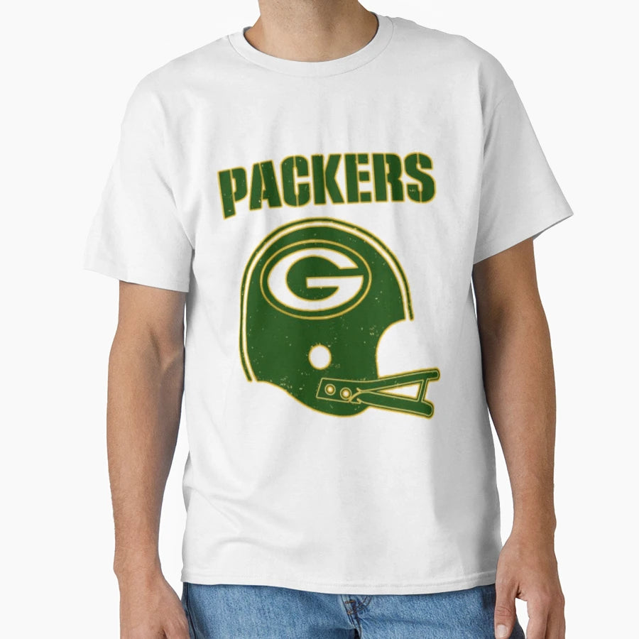 Green Bay Helmet T-Shirt - Custom Art Print for Adults - T-Shirt, Sweatshirt, Hoodie
