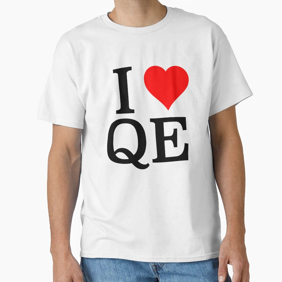 I Heart Qe T-Shirt - Minimalist Print for Adults - T-Shirt, Sweatshirt, Hoodie
