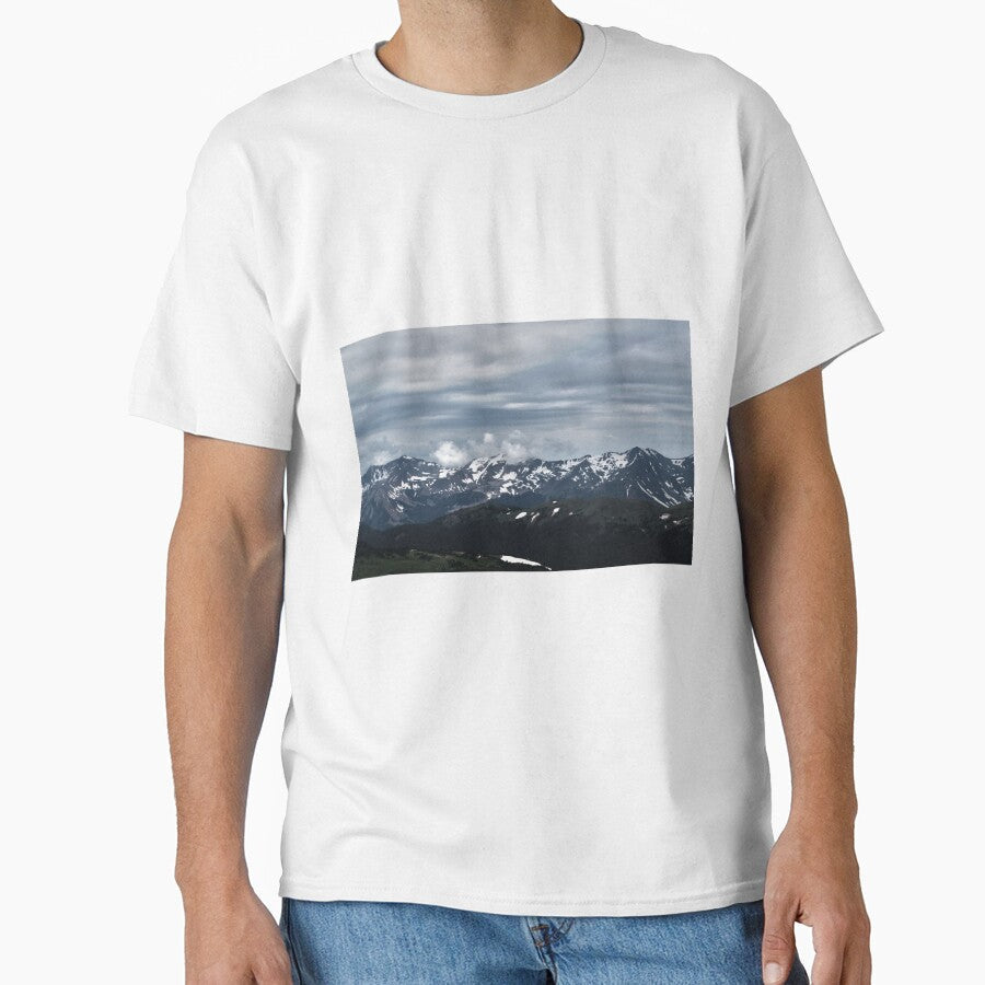 Cloudy Mountain by Madison Foeller - Adult & Kids T-Shirts, Sweatshirts & Hoodies apparel design preview 1