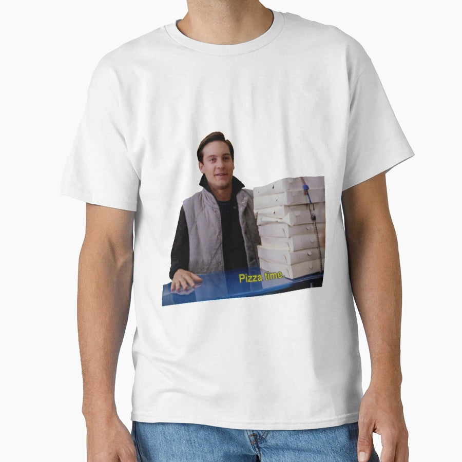 Pizza Time T-Shirt - Graphic Print Unisex - T-Shirt, Sweatshirt, Hoodie