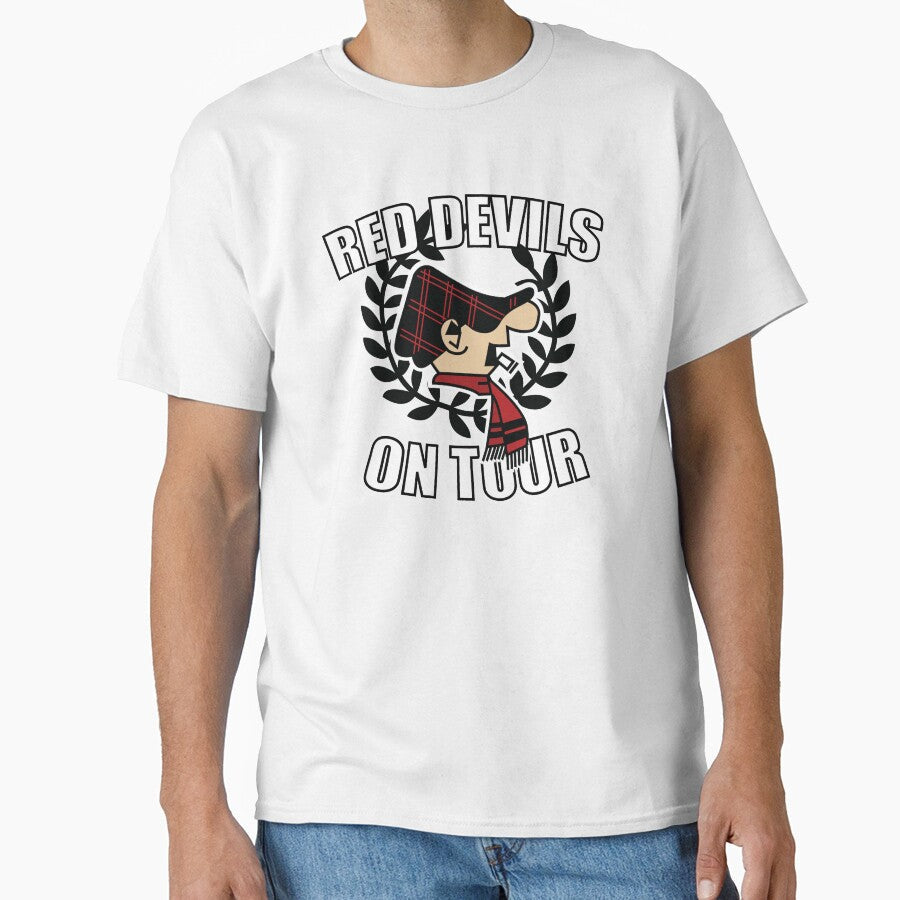 Red Devils On Tour by crossesdesign - Adult & Kids T-Shirts, Sweatshirts & Hoodies apparel design preview 1