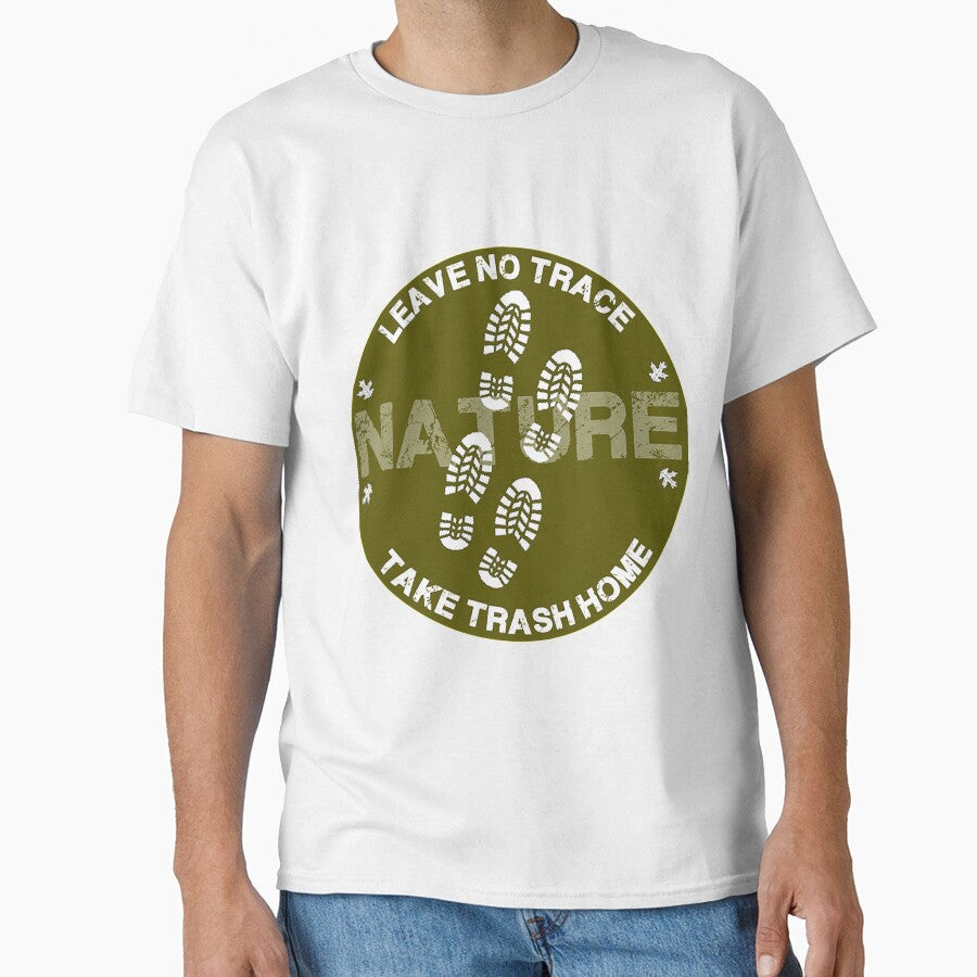 Leave No Trace Ecology Wile Nature Off Grid Trekking - Adult & Kids T-Shirts, Sweatshirts & Hoodies apparel design preview 1