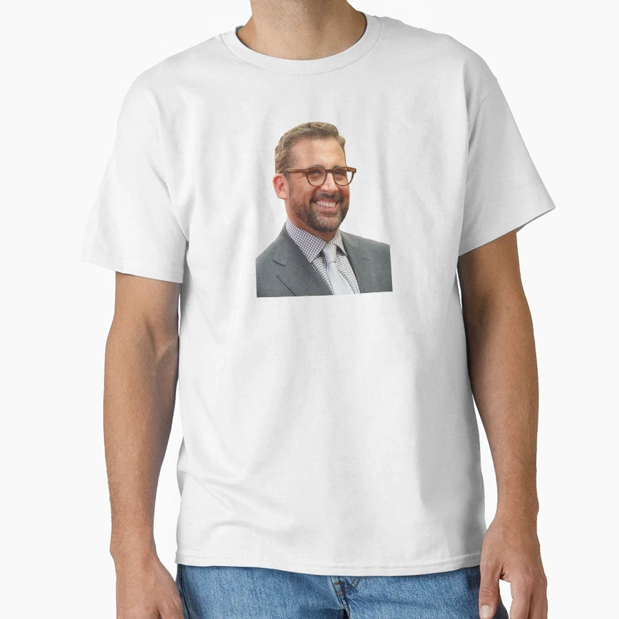 Steve Carell T-Shirt - Custom Art Print Unisex - T-Shirt, Sweatshirt, Hoodie