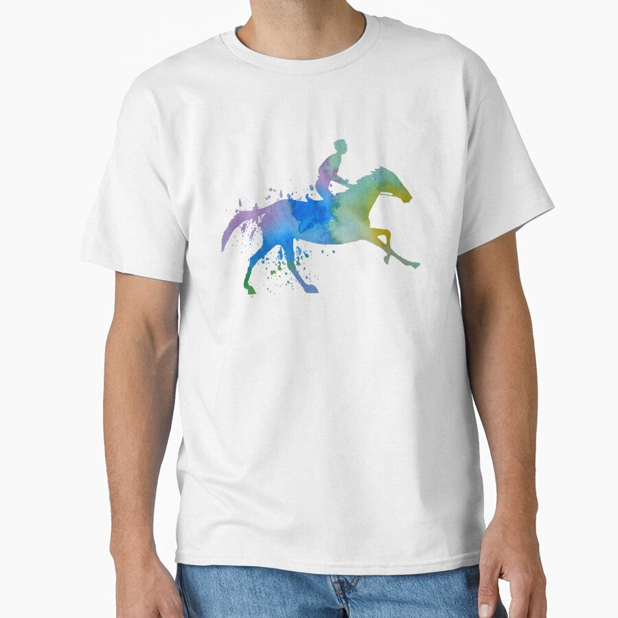 Horse and jockey by TheJollyMarten - Adult & Kids T-Shirts, Sweatshirts & Hoodies apparel design preview 1