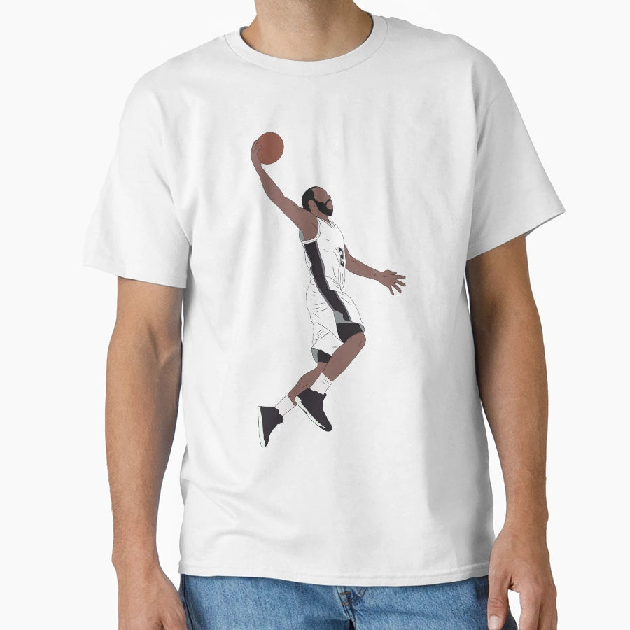 Kawhi Leonard Dunk T-Shirt - Minimalist Print for Adults - T-Shirt, Sweatshirt, Hoodie