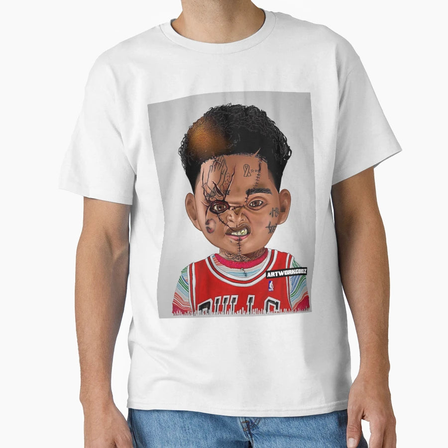 Hood Chucky T-Shirt - Minimalist Print Men Women - T-Shirt, Sweatshirt, Hoodie