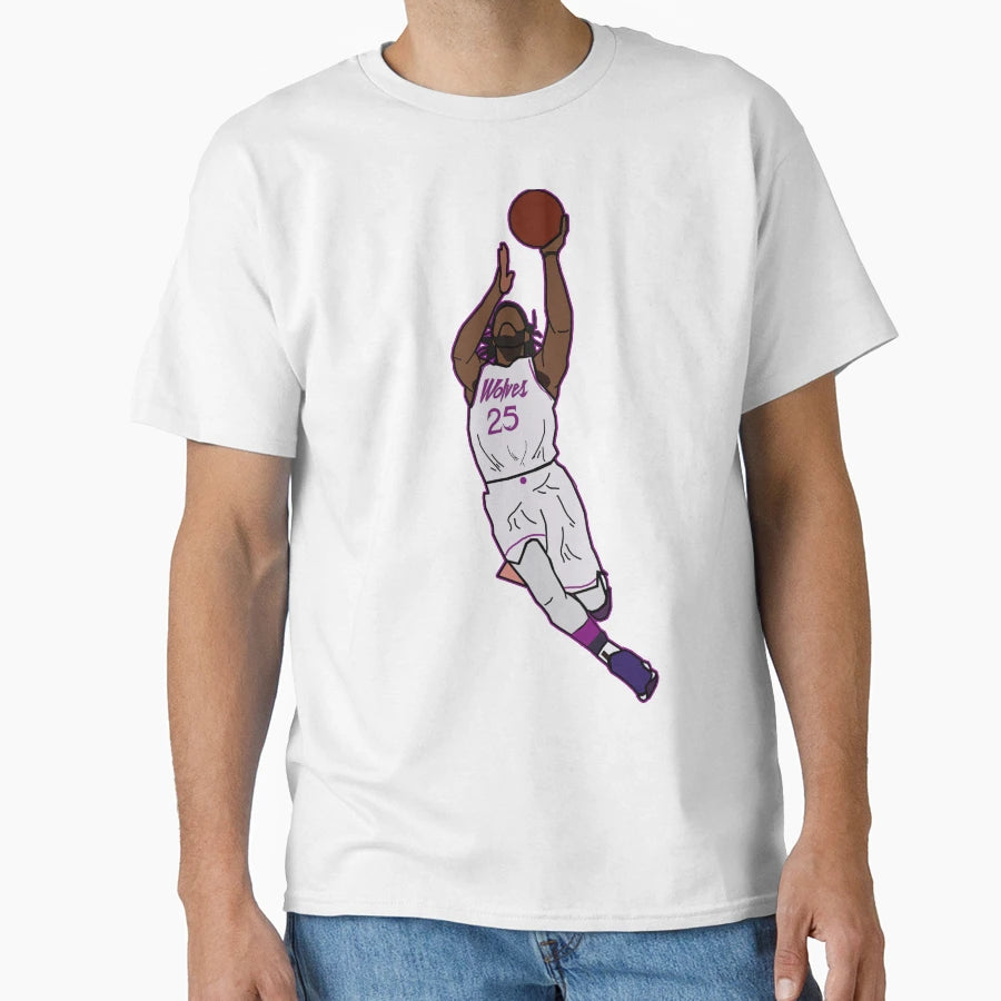 D Rose Prince Jersey T-Shirt - Aesthetic Graphic for Adults - T-Shirt, Sweatshirt, Hoodie